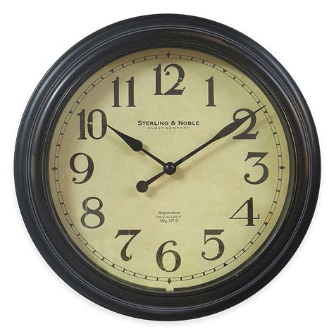 Traditional Bronze Finish 10 Inch Wall Clock