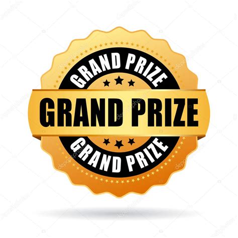 Icon: grand prize | Grand prize gold icon — Stock Vector 