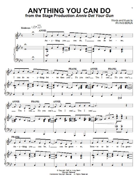 Anything You Can Do Sheet Music Direct