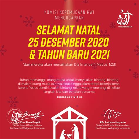 Tema natal selalu menjadi sebuah pesan yang menarik bagi umat kristen atau pun juga umat katolik. Tema Natal 2020 Katolik Keuskupan Agung Semarang ...