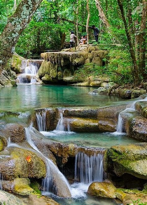 Erawan Waterfall Thailand Beautiful Nature Beautiful Landscapes