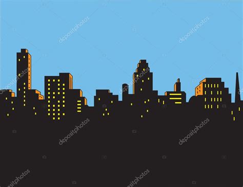 Superhero City Background