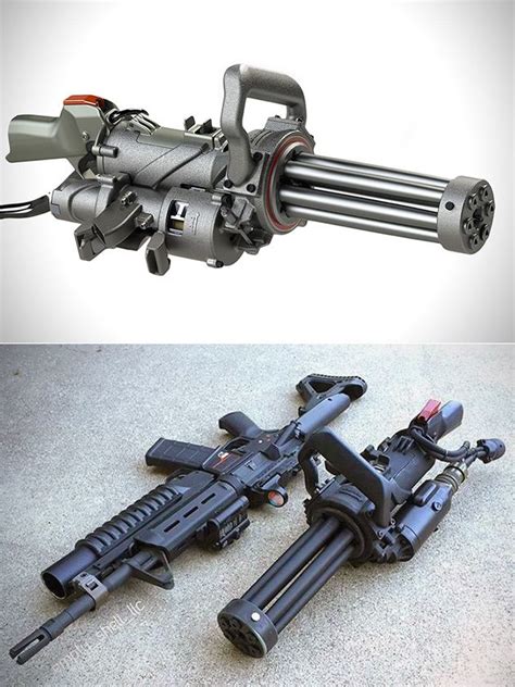 Xm556 Microgun Is World S First Electric Handheld Gatling Gun Here S An