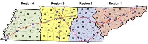Map Of Tennessee With Counties Named Get Latest Map Update