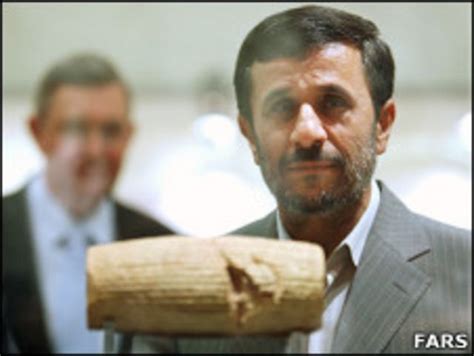 واکنش ها به اظهارات احمدی نژاد درباره منشور کوروش Bbc News فارسی