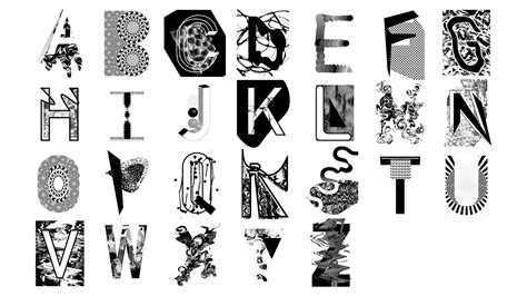 Experimental Typeface On Behance