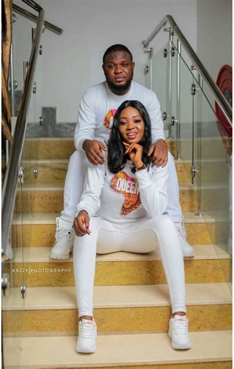 Adorable Pre Wedding Photoshoot Of Cute Nigerian Couple In Matching