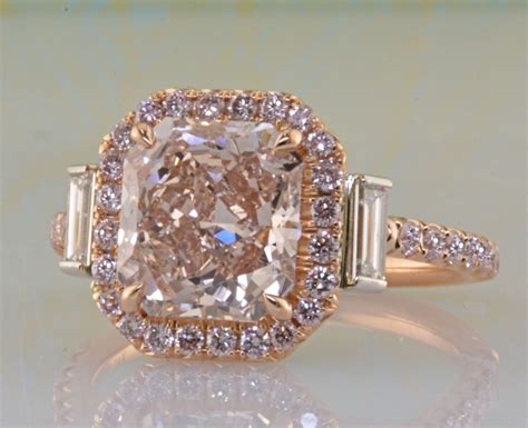Pink Diamond Ring Wedding Jenniemarieweddings