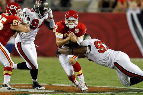 Quarterbacks patrick mahomes of the chiefs, left, and tom. Chiefs Vs. Bucs Preseason: Matt Cassel Looks Sharper ...
