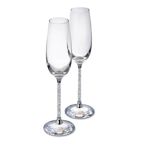 Swarovski Crystalline Champagne Flutes Set Of 2 Bloomingdales