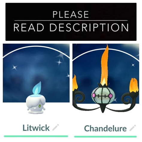 Shiny Litwick Chandelure With Poltergeist Community Day Special