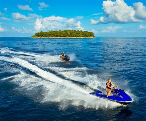 jet skiing villa nautica maldives paradise island luxury resort