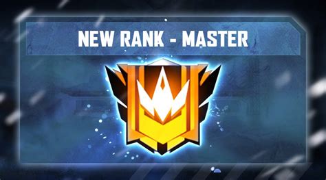 Free Fire New Master Rank What To Notice How To Reach It