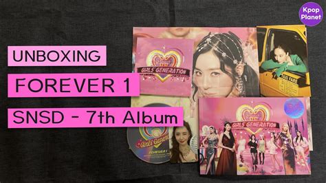 Unboxing Girls Generation Snsd 7th Album [forever 1] Review Video 소녀시대 정규7집 언박싱 리뷰영상 Youtube