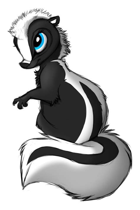 117 Best Images About Skunk Drawings On Pinterest Disney