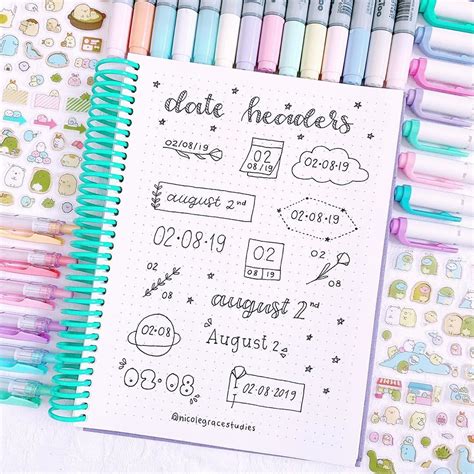 40 Bullet Journal Headers And Banners That You Need To Try In 2020