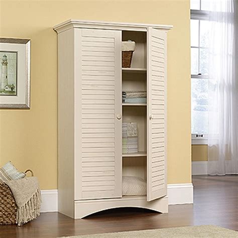 For all square, raised and recessed panel doors, a center rail will be added at 48. SAUDER Harbor View Antiqued Storage Cabinet-400742 - The ...