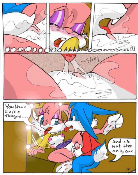 Rule 34 Anthro Babs Bunny Buster Bunny Comic Female Fur Furry Male