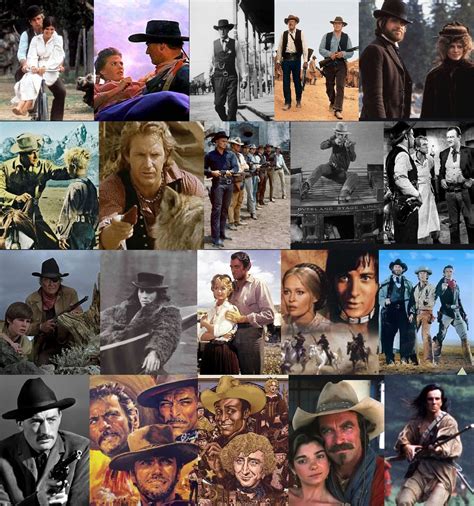 Movie Mosaics: Favorite Westerns from Many Movie Eras