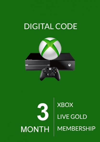 Xbox Live Gold 3 Month Membership Instant Delivery