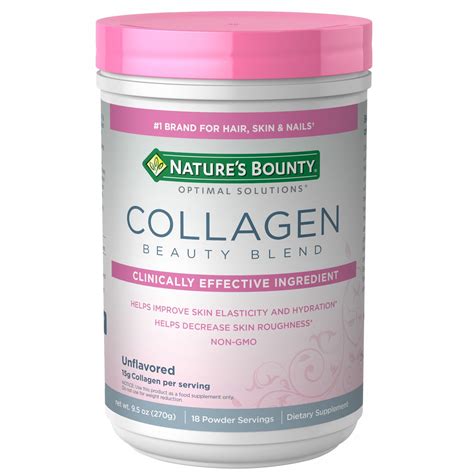 Natures Bounty Collagen Powder Unflavored 95 Oz