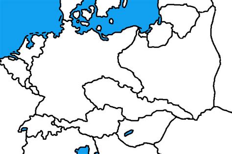 Blank Map Of Central Europe 1930 By Thetitanfan12 On Deviantart