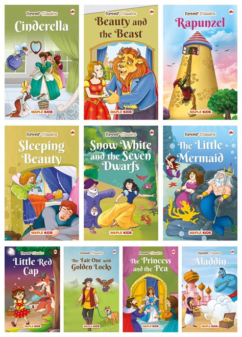 Princess Fairy Tales Set Of 10 Books Cinderella Sleeping Beauty