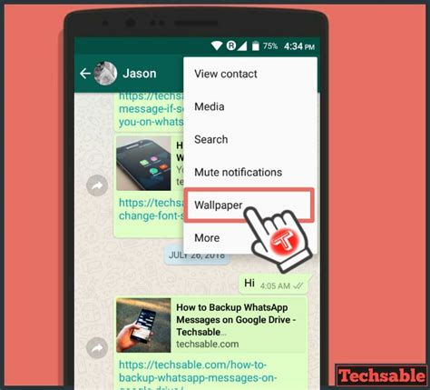 How To Change Whatsapp Background Themes Wallpaper Techsable