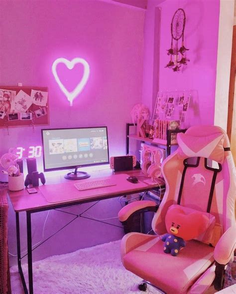 gaming bedroom ideas for girls amazing pink gamer girl room aesthetic 23 cute ideas of gaming