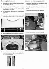 Frigidaire Affinity Washer Drain Pump Pictures