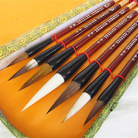 7pcslot Chinese Calligraphy Brush Chinese Painting Brush Writing Brush