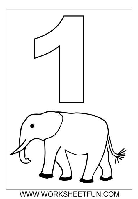 8 Best Images Of Numbers 2 Coloring Printables 1 10