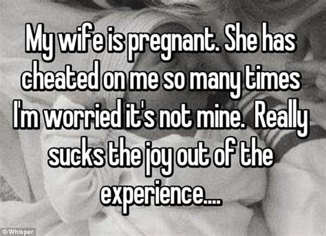 men reveal reactions to discovering wives cheated while pregnant daily mail online