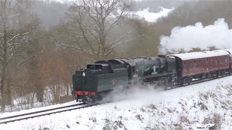 Steam Trains In Snow Youtube