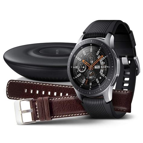 The galaxy watch 4 is samsung's newest smartwatch. Samsung Galaxy Watch 46mm Bundle, silber + Charger und ...