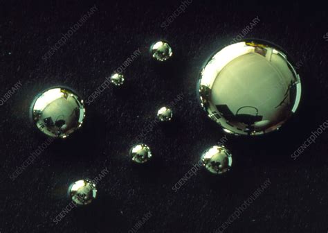Drops Of Mercury Stock Image A1500160 Science Photo Library