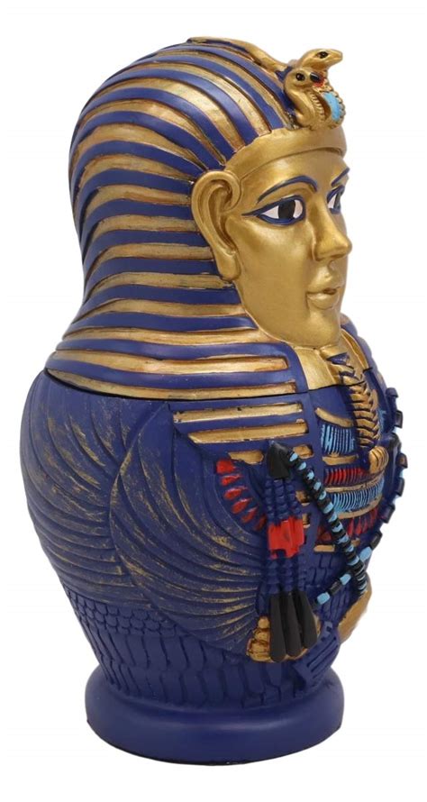 Ebros T Ebros 3 Piece Set Pharaoh King Tut Sarcophagus Coffins With