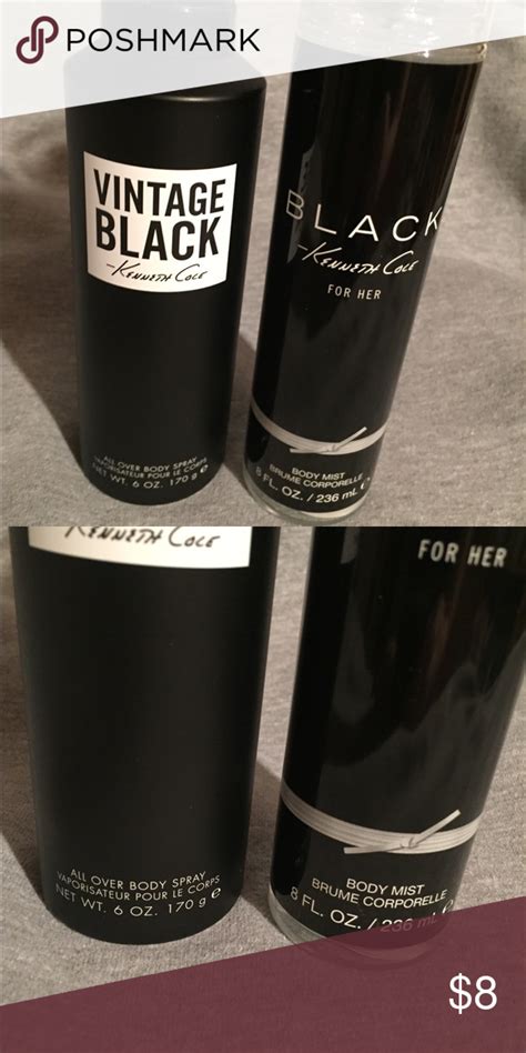 Body sprays are a great way to help girls and guys feel fresh without the overpowering element of a perfume or cologne. Black and vintage black body spray set Black for women and ...