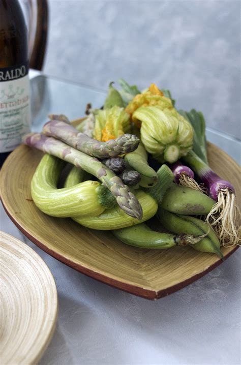 Tofe Voiello Con Fiori Di Zucchina Asparagi Fave Pomodo Flickr