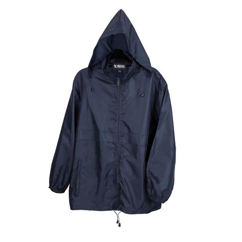 Totes Navy Packable Raincoat Totes Isotoner
