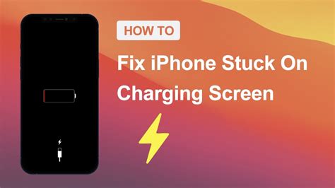 How To Fix Iphone Stuck On Charging Screenred Battery Screeniphone 6