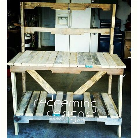 Redeeming Designs Tn On Instagram “pallet Potting Bench