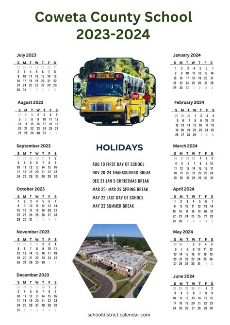 Coweta County Schools Calendar Holidays 2023 2024