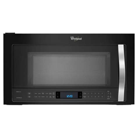 Whirlpool 30 In W 1 9 Cu Ft Over The Range Convection Microwave In