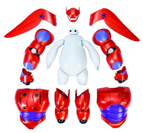 Ghép Hình Robot Baymax Big Hero 6 Armor Up Baymax Action Figure