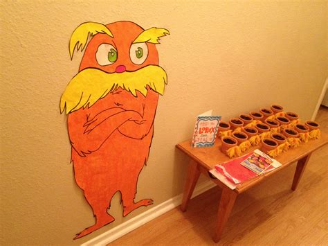 Dr Seuss Lorax Party Favors Plant A Truffula Seed Lorax Party Dr