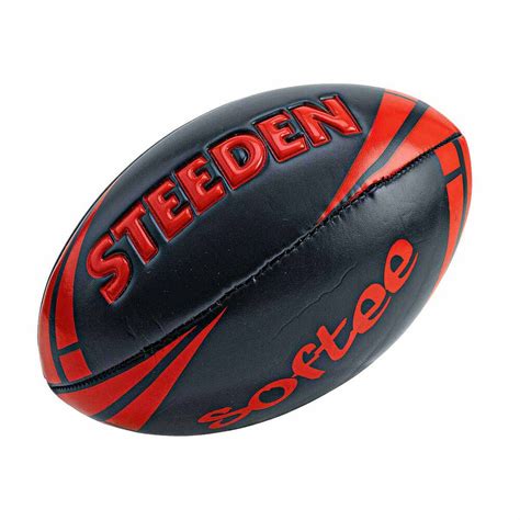 Nrl ball accessories are creatively designed for use at field practices as well as pitch matches. Steeden NRL Softee Rugby League Ball | Rebel Sport