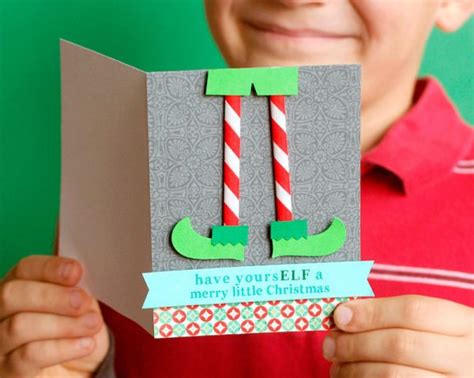 How to make a chrismas card. 10 easy Christmas cards you can make with your kids