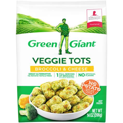 Green Giant Veggie Tots Broccoli And Cheese 14 Oz