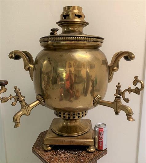 Sold Price Large Antique Russian Brass Samovar October 3 0119 500